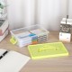 1-Pack Clear Plastic Storage Box with Lid-9″x5.5″x2.8″, Stackable Organizer