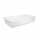 2 Pack 41 QT Under Bed Storage Bin with Snap-On Lid