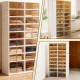 Shoe Box Foldable 9 Tiers-36 Pairs Shoe Rack Shoe Storage Organizer W/ Doors