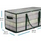 Christmas Ornament Storage Box 2-Sided Dual-Zipper 128 Ornaments (26x13