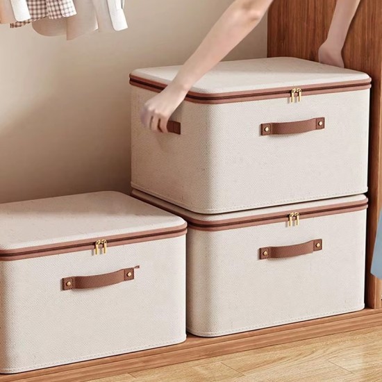 Foldable Clothes Storage Box Closet Organizer Zipper US