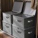 4Pcs Extra-large foldable cationic storage box, waterproof storage box