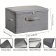 4Pcs Extra-large foldable cationic storage box, waterproof storage box