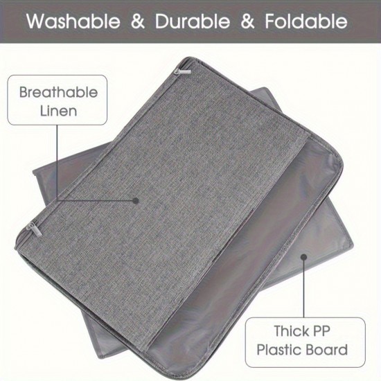 4Pcs Extra-large foldable cationic storage box, waterproof storage box