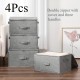 4Pcs Extra-large foldable cationic storage box, waterproof storage box