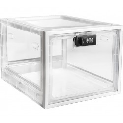 Storage Lock Box For Safe Lockable Safe Storage Boxes Clear Sturdy Dust-free