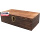 Wood Storage Box with Lid Solid Wood Container Box Decorative Table Large