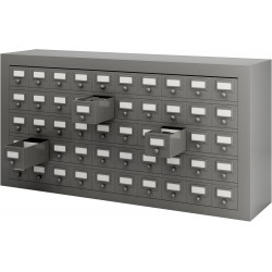 50 Drawers Metal Storage Drawer Cabinet Hardware Organization Storage Box