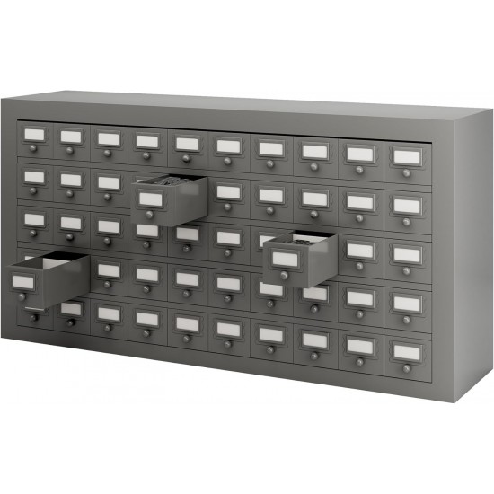 50 Drawers Metal Storage Drawer Cabinet Hardware Organization Storage Box