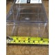 ESSENTIALS Clear Acrylic 3-Compartment Organizer Storage Box w/Lid - 8x3x2