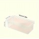 4pcs Clear Plastic Storage Boxes with Hinged Lids – Multipurpose Organizer Set