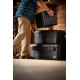 108 Quart Rolling Storage Trunk with Wheels Lockable Heavy Duty Black Container