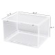 6/9/12Pack Clear Shoe Storage Box Plastic Sneaker Display Case Organizer Boxes