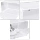 6/9/12Pack Clear Shoe Storage Box Plastic Sneaker Display Case Organizer Boxes
