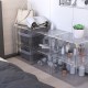 6/9/12Pack Clear Shoe Storage Box Plastic Sneaker Display Case Organizer Boxes
