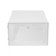 20pcs Stackable Shoe Storage Box Durable Plastic Sneaker Display Case Organizer