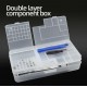 1pc Transparent Plastic Organizer Box Electronic Parts Screw Storage Case