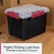 Small Gasket Tote, 5 Gallon IP68 WaterProof Plastic Storage Bin with Lid