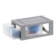 6 QT Small Plastic Drawers, Under Bed Storage Bins, Stackable, Modular 5Pk