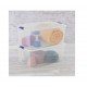 105 Quart Extra Large Latch Storage Bin Clear Plastic Container 4 Pack