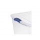 105 Quart Extra Large Latch Storage Bin Clear Plastic Container 4 Pack
