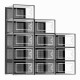 X-Large Shoe Storage Boxes Organizers Clear Plastic Stackable 12 Pack, Shoe Rack