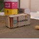 1pc Compact Iron Storage Box Creative Desktop Office Supply Organizer Tube - NEW