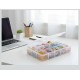 Plastic Organizer Box with Dividers, 15 Large Grids 2Pk Clear Comp 10.5x7x1.5