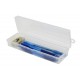 Clear Polypropylene Mini Storage Box with Hinged Lid & Snap Closure -For Pencils