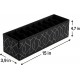 Fabric Drawer Organizer Foldable Storage Box for Clothes Closet Dresser Small