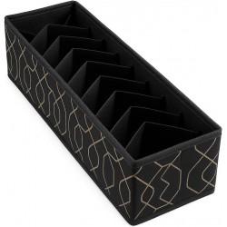 Fabric Drawer Organizer Foldable Storage Box for Clothes Closet Dresser Small