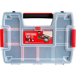 Storage Organizer Small Parts Organizer 3-Packs with 10-Compartments Lid