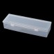 Large Clear Plastic Storage Container Box Hinged Lid Crafts Markers Pens Pencils