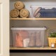 Stackable Modular Storage Bin W/ Latching Buckles & Built-In Handle Organizing