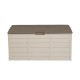 75 GAL UV Resistant Resin Deck Outdoor Garden Storage Box for Patio Cushions Tool