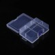 Clear Plastic Storage Box Rectangular Dustproof Waterproof Tool Parts Container