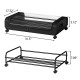 Under Bed Storage with Wheels Large Rolling Storage Shoes Containers with Lids