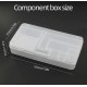 1pc Transparent Plastic Storage Box Small Parts Screw Component Organizer Case