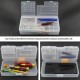 1pc Transparent Plastic Storage Box Small Parts Screw Component Organizer Case