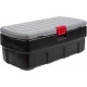 48 Gallon Black Action Packer Lockable Latch Indoor and Outdoor Storage Box