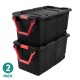 Extra Large Storage Bin, 40 Gallon Wheeled Plastic Storage Container With Handle